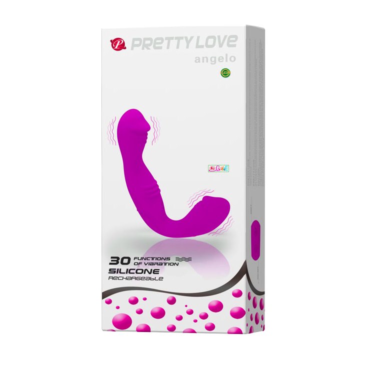 Вибратор Pretty Love Angelo, 18.7 см (фиолетовый)