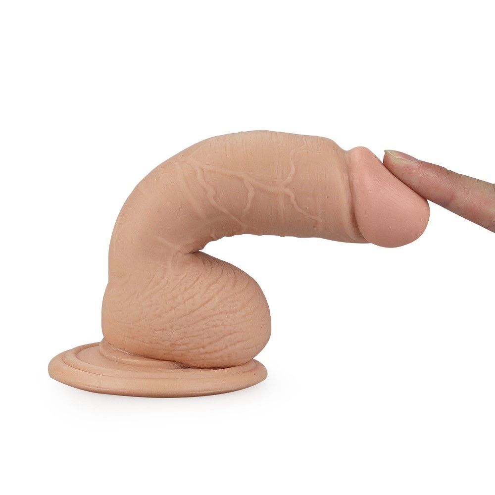 Фаллоимитатор LoveToy 7" Real Extreme, 18 см (телесный)