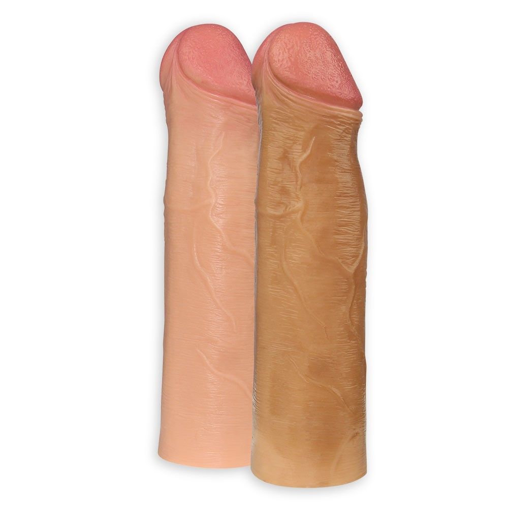 Насадка на пенис Revolutionary Silicone Nature Extender, 17.8 см (коричневый)