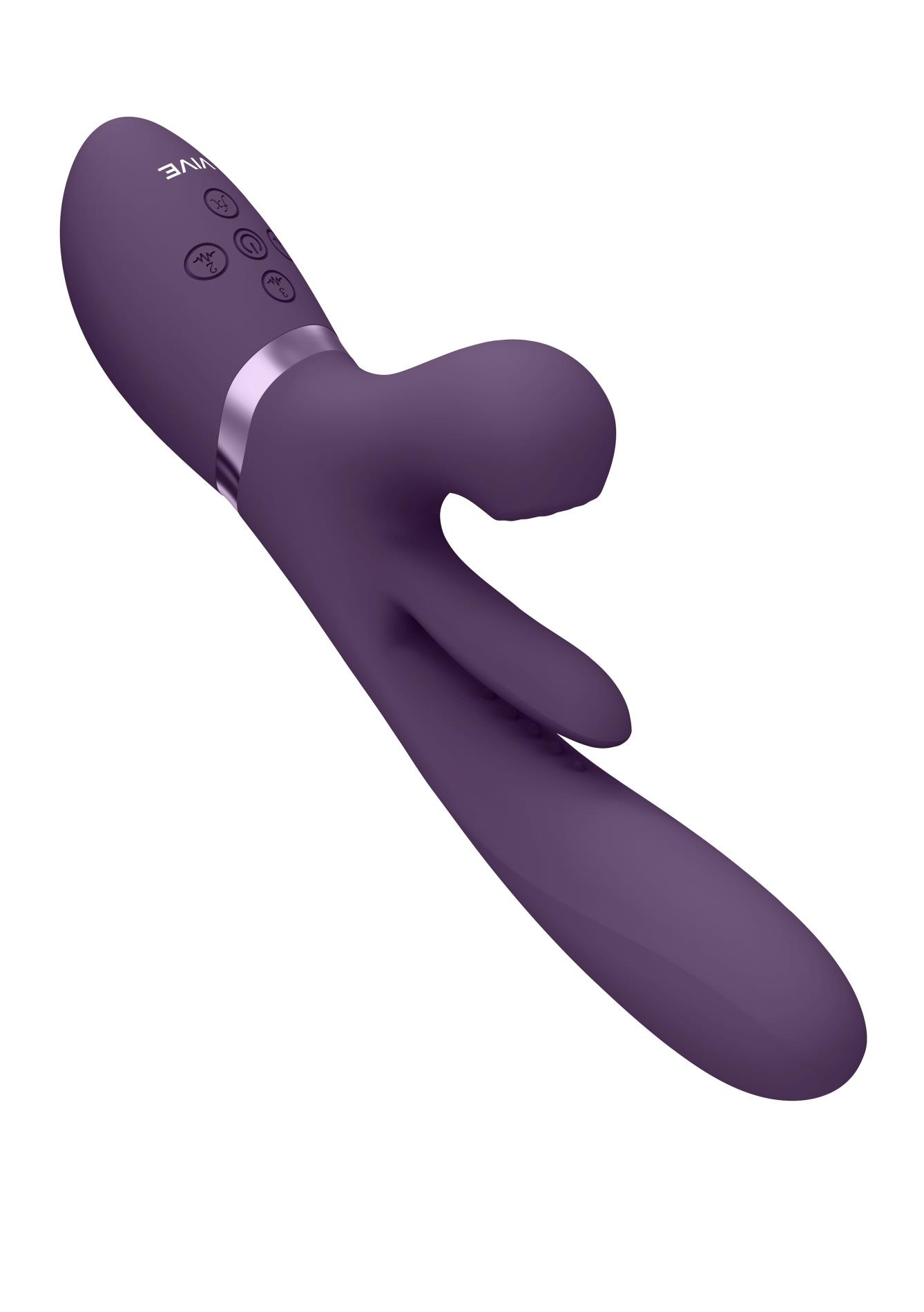 Vive Kura - Wibrator, Fioletowy, 24.9 cm