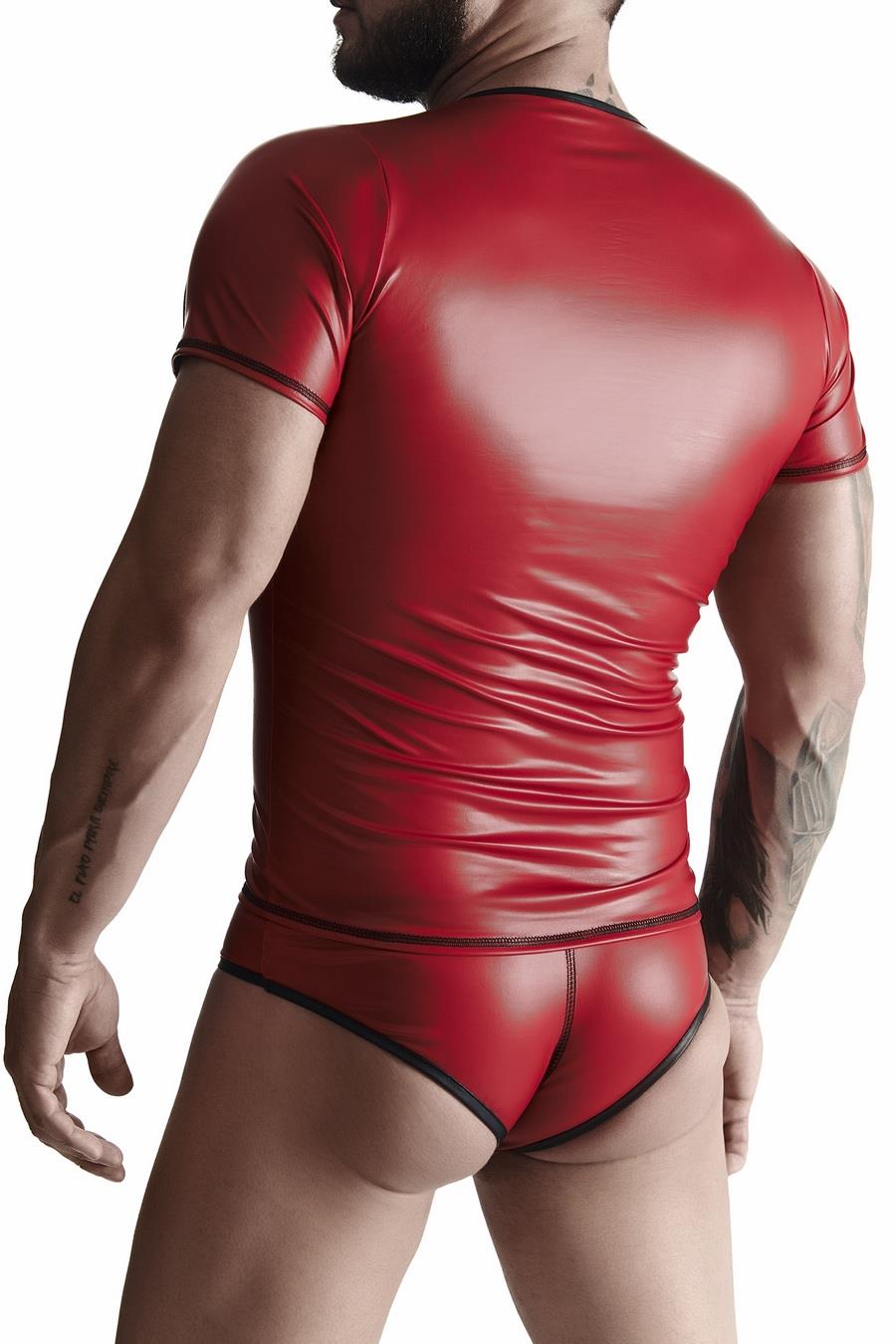 Мужской комплект Regnes Fetish Planet Wetlook, S (красный)