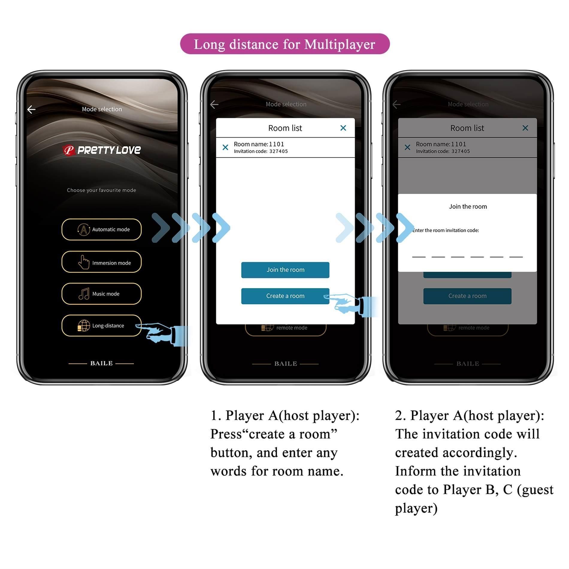 Wibrator Pretty Love Hector Smart, 19,5 cm (liliowy)