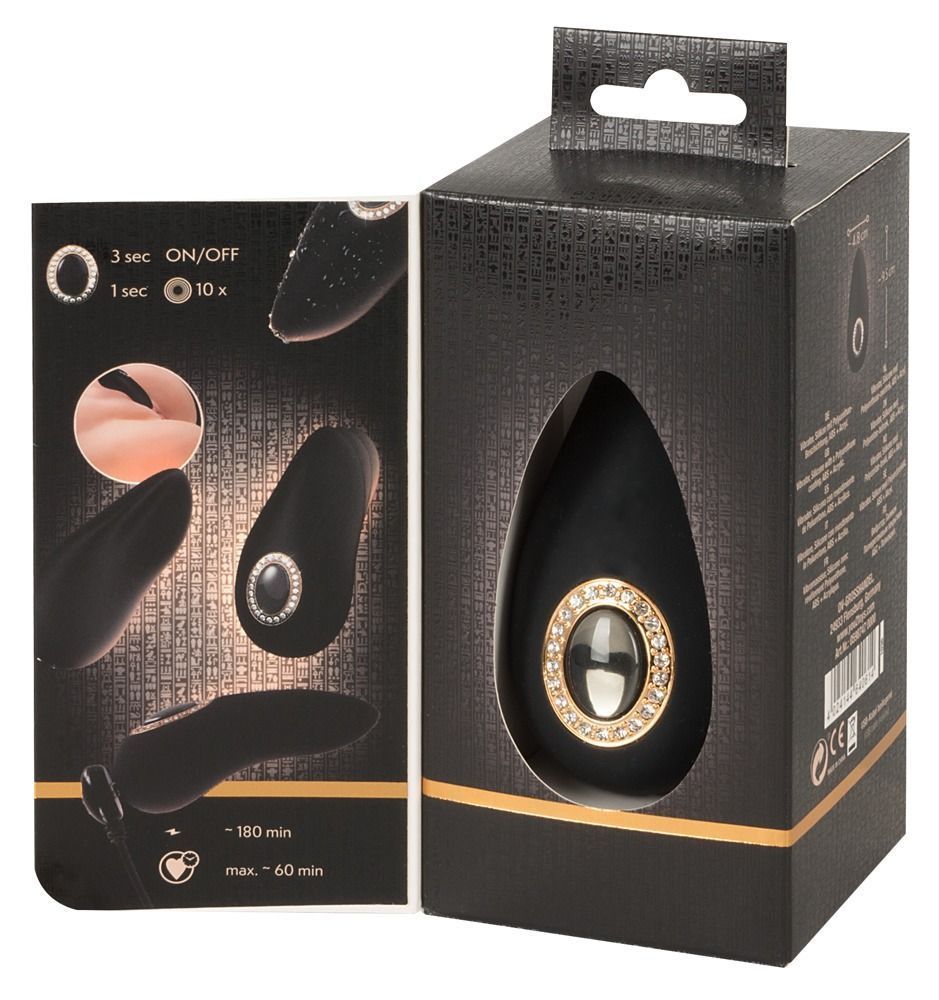 Вибратор для клитора Cleopatra Clitoral Vibrator, 9.5 см (черный)