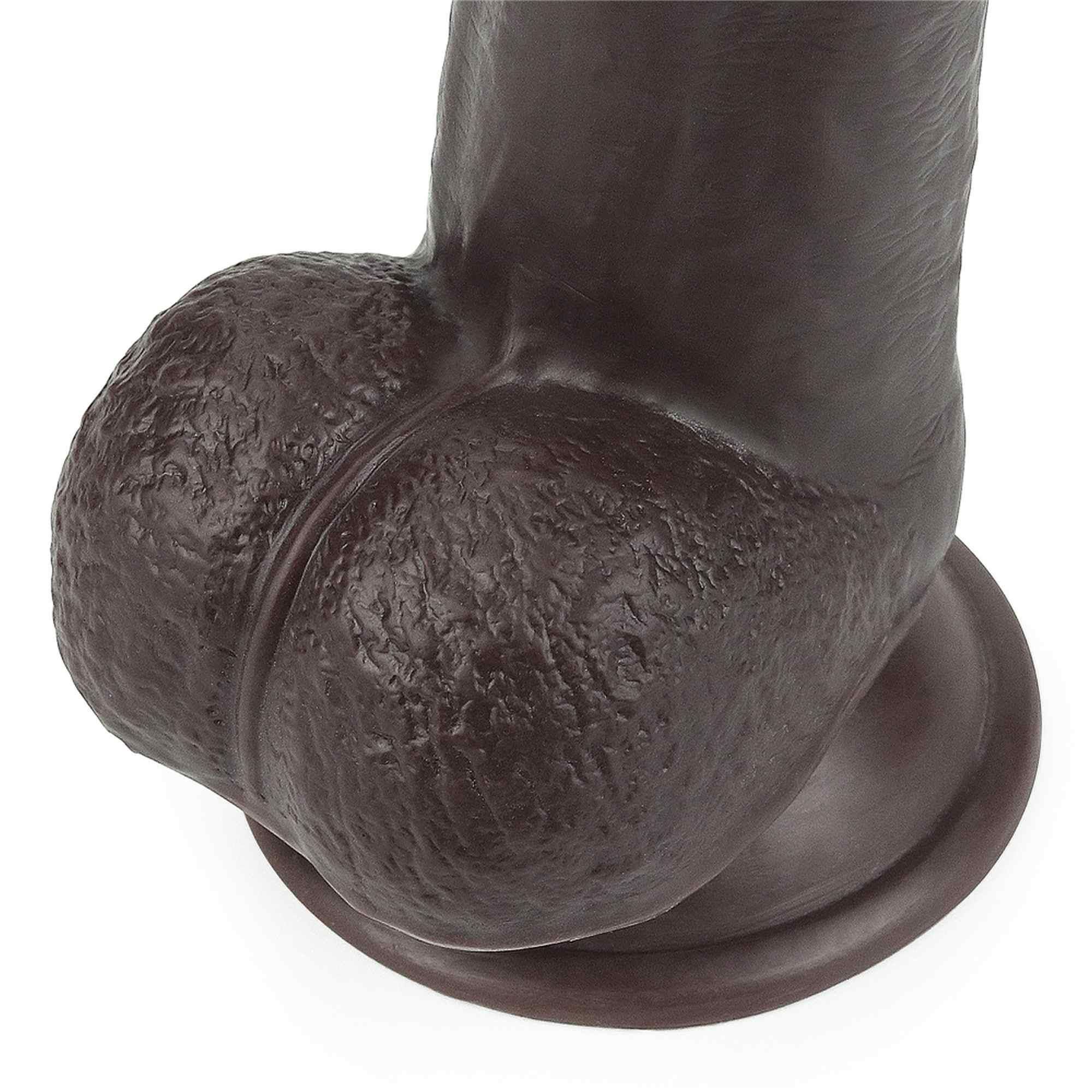 Фаллоимитатор LoveToy Sliding Skin, 24 см (коричневый)