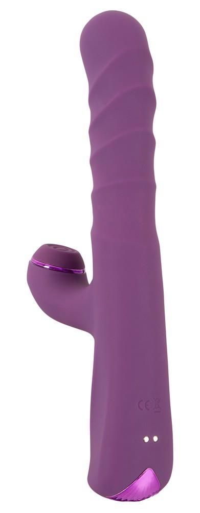 Вибратор-кролик Javida 3 Function Thrusting Thum, 23.7 см (фиолетовый)