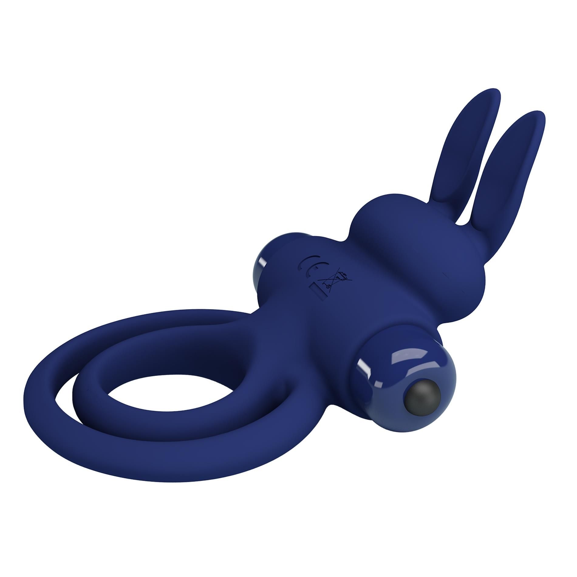 Виброкольцо Pretty Love Powerful Ring, 9,7 см (синий)