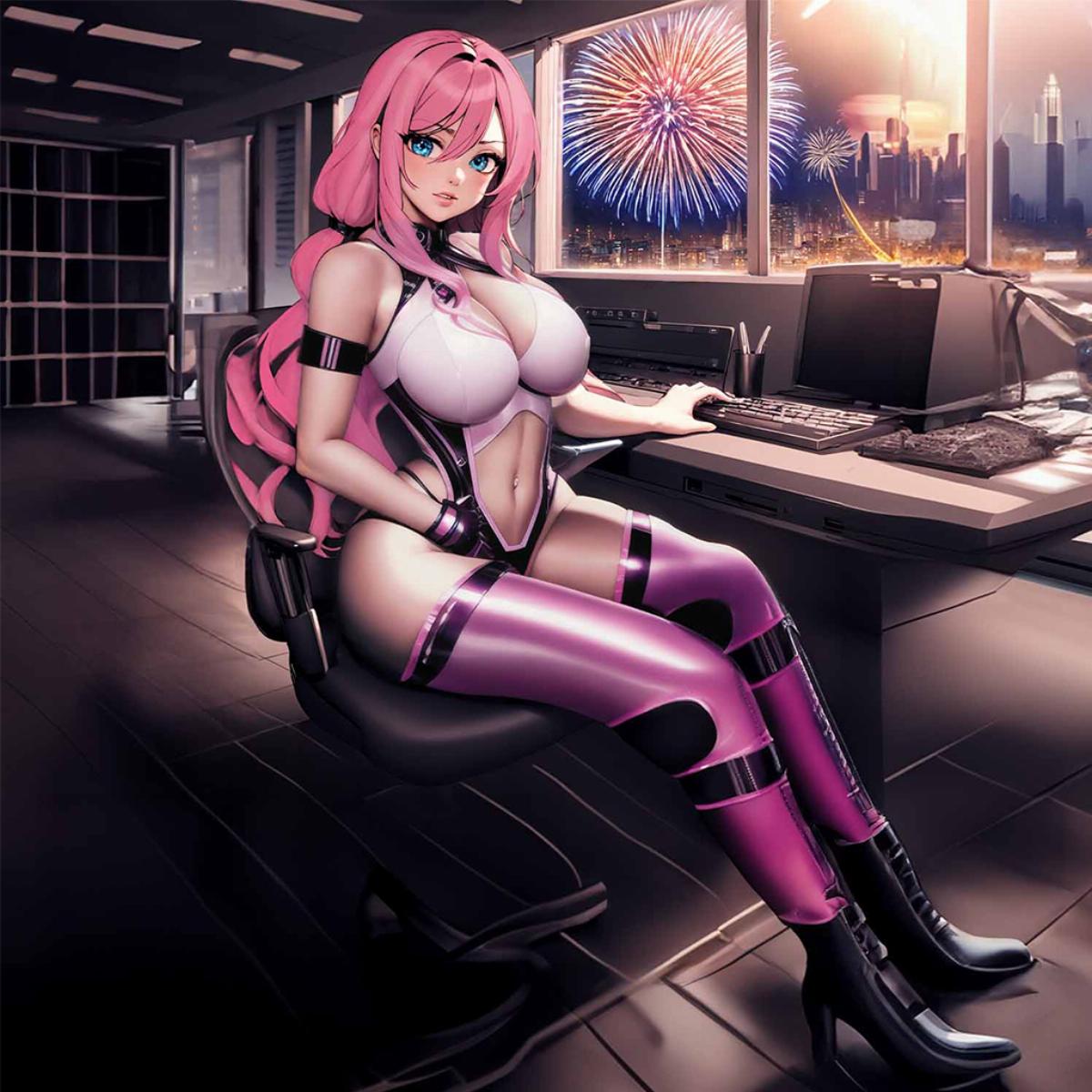 Fleshlight Fantasy Sasha Nakamoto Ecchi - Masturbator, Beżowy, 25 cm