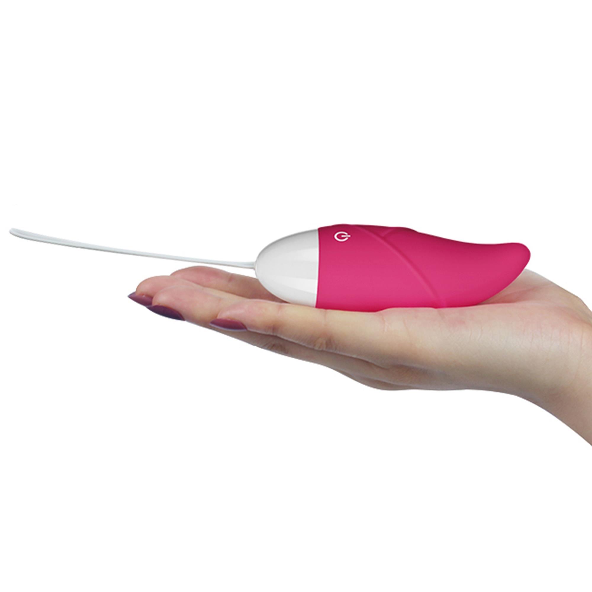 Виброяйцо Lovetoy Rechargeable Joy Remote Control Egg, 17.8 см (розовый)