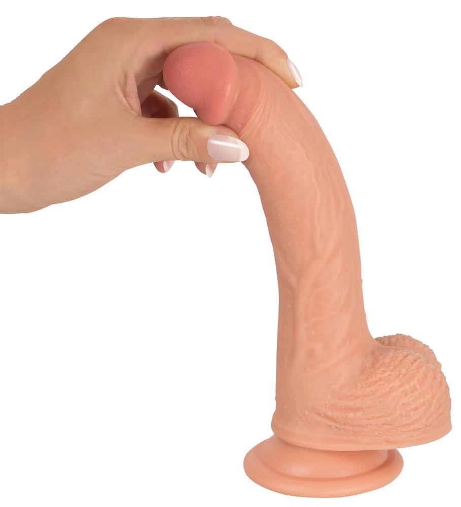 Фаллоимитатор Realistixxx Real Lover Medium, 21.7 см (телесный)