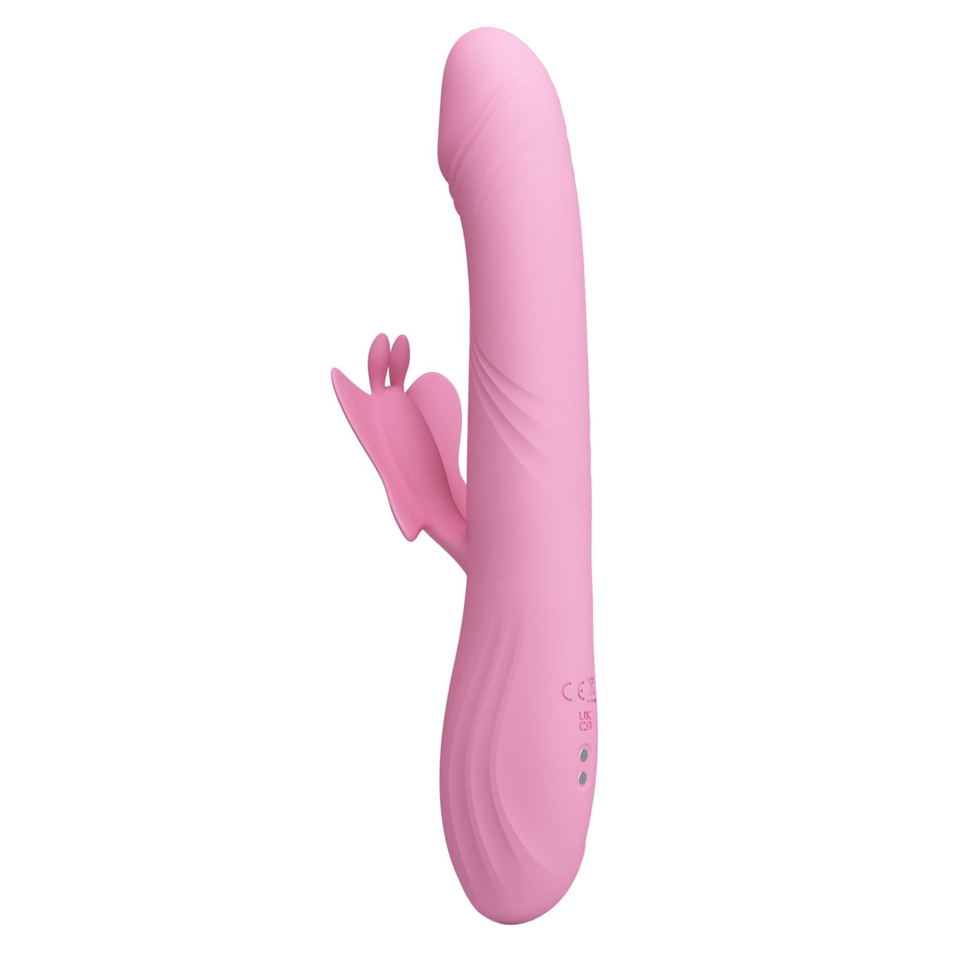 Вибратор-кролик Pretty Love Bella Pink, 24 см (розовый)