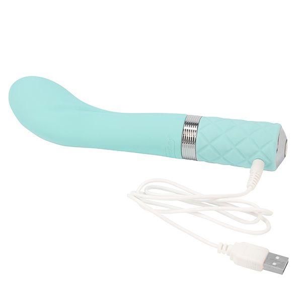 Вибратор Pillow Talk Sassy Teal, 19,8 см (голубой)