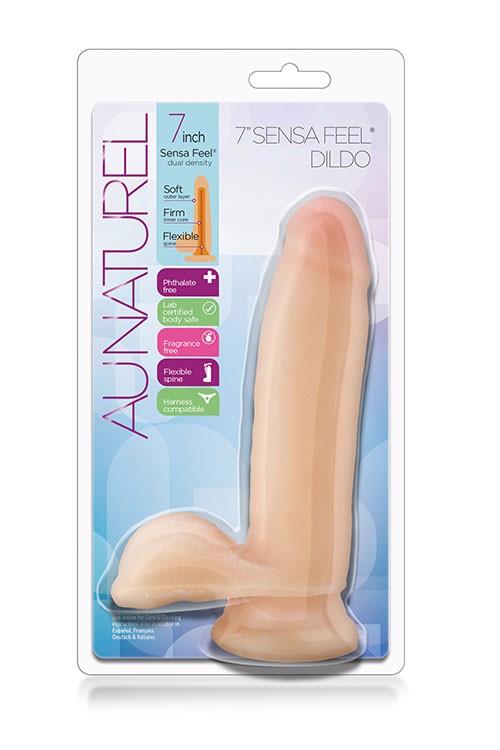 Фаллоимитатор Au Naturel Sensa Feel 7 Inch, 17.8 см (телесный)