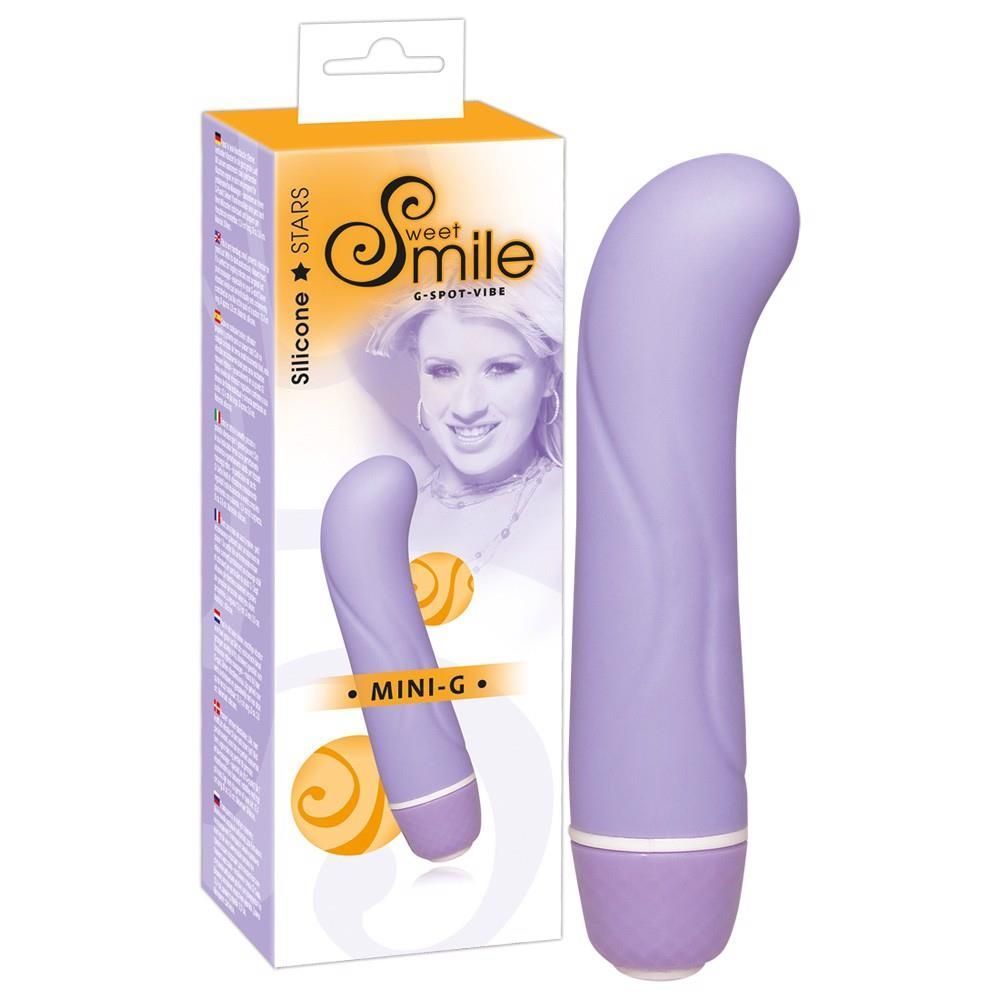Вибратор Sweet Smile mini G, 12,4 см (лиловый)