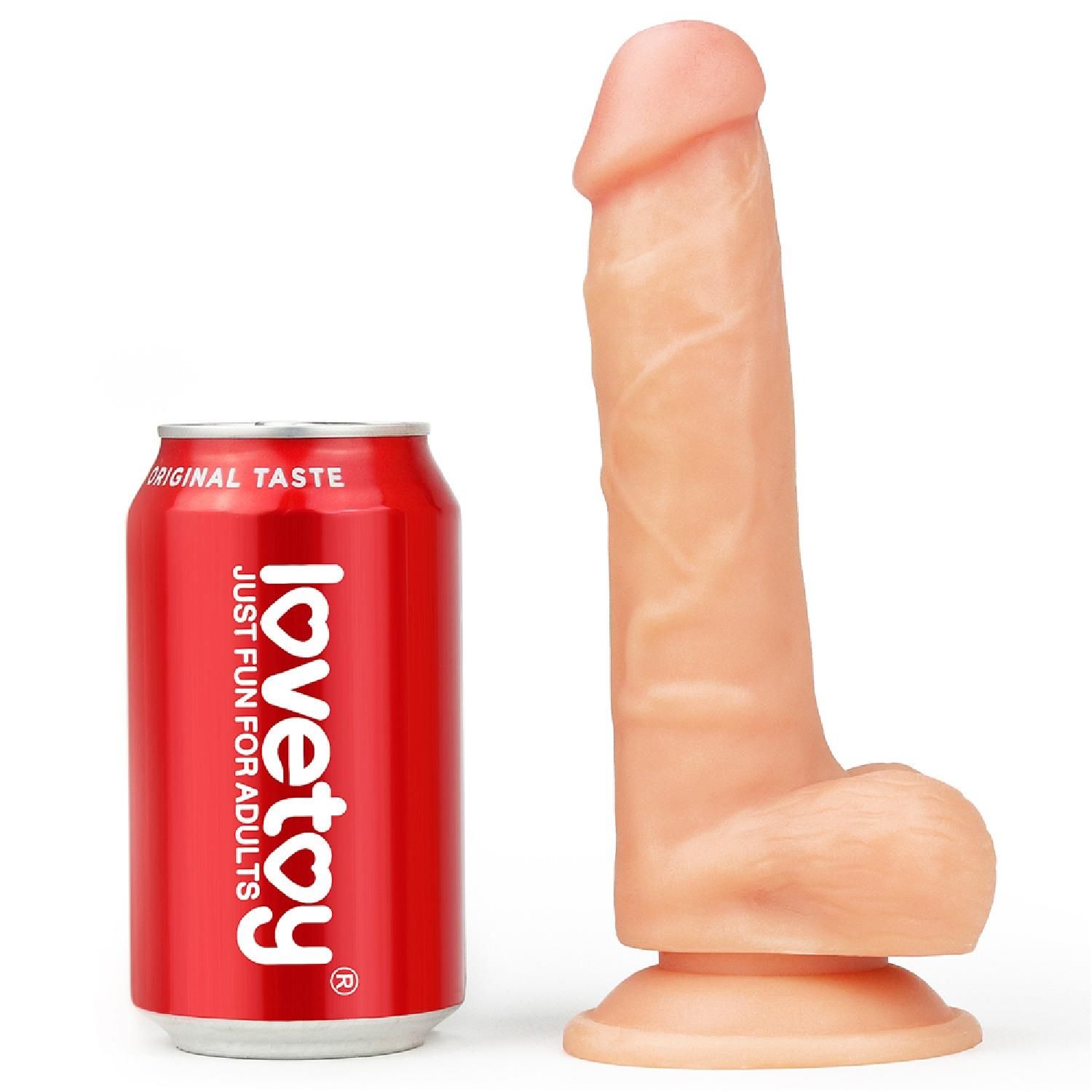 Фаллоимитатор LoveToy Ultra Soft Dude, 20 см (телесный)