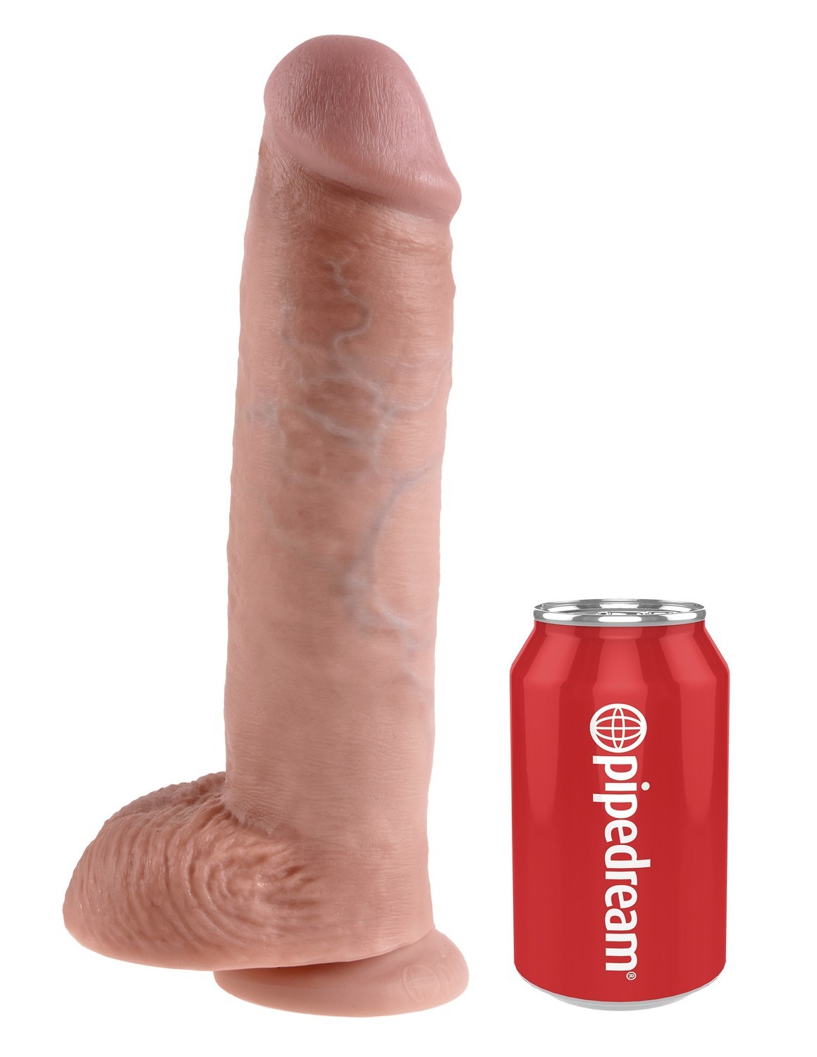 Фаллоимитатор King Cock 11", 29 см (телесный)