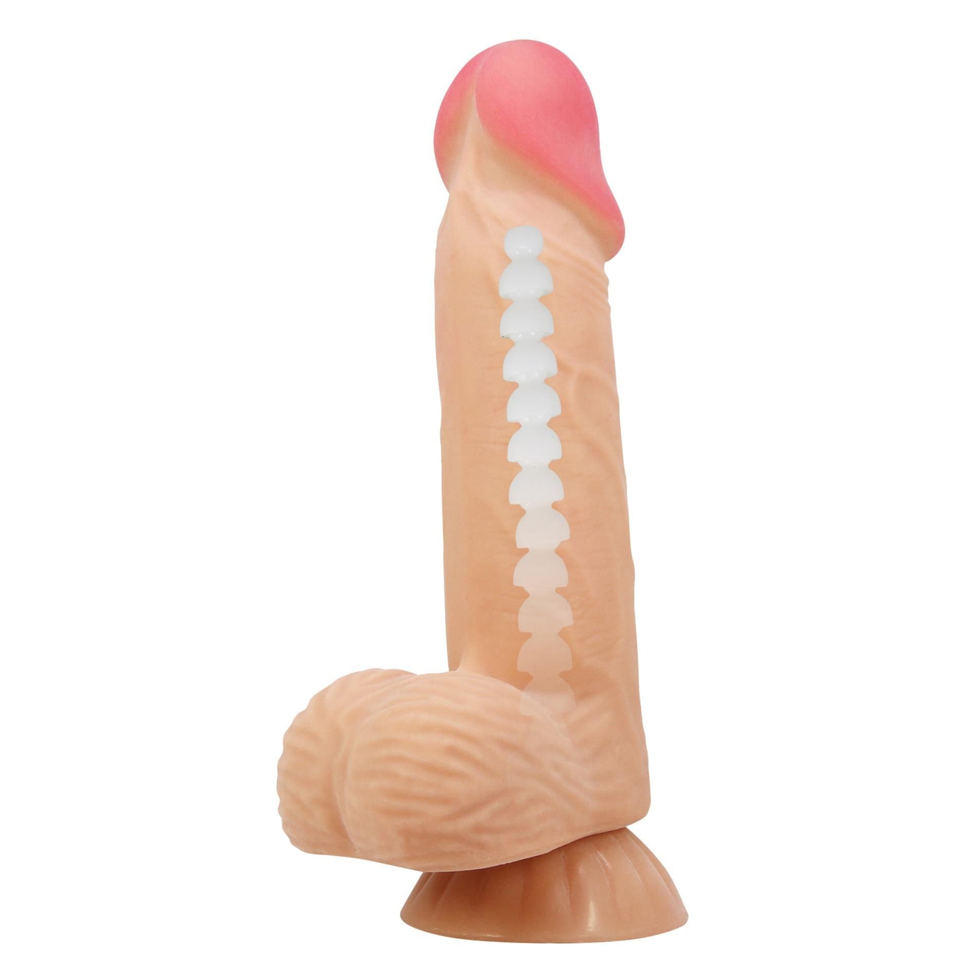 Фаллоимитатор Baile Sliding Skin Bendable 8.1'', 20.6 см (телесный)