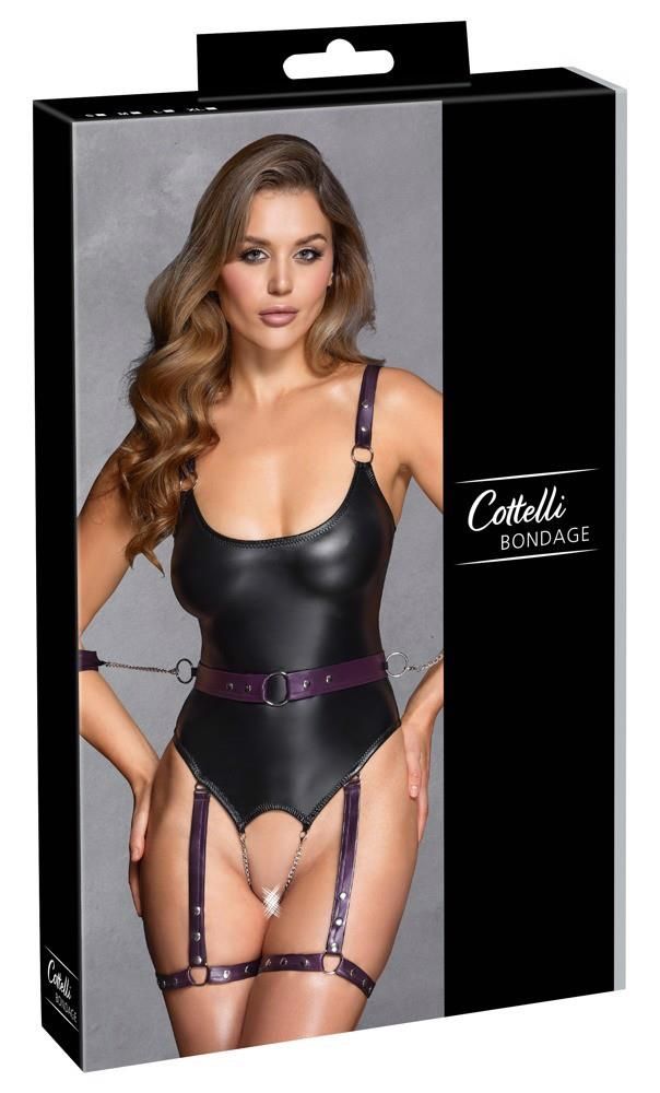 Боди Cottelli Bondage, XL (черный)
