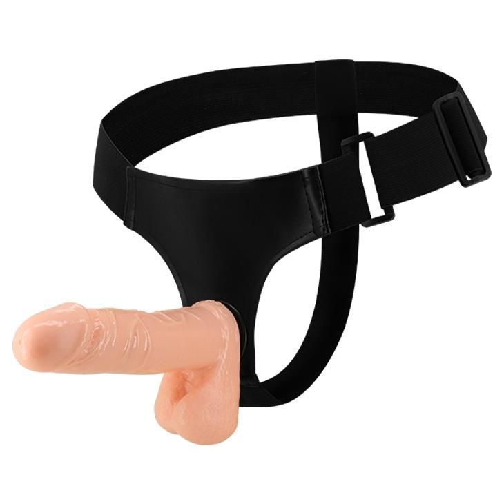 Страпон Ultra Passionate Harness Sensual Comfort, 17.5 см (телесный)