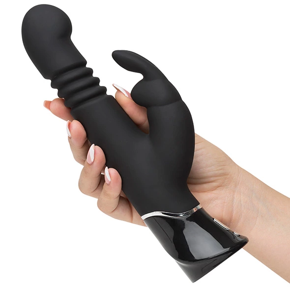Вибратор-кролик Fifty Shades Of Grey Greedy Girl Thrusting G-Spot, 22,8 см (черный)