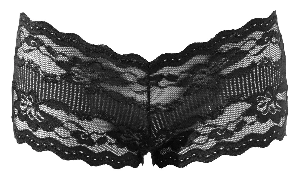 Трусики Cottelli Collection Panties, XL (черный)
