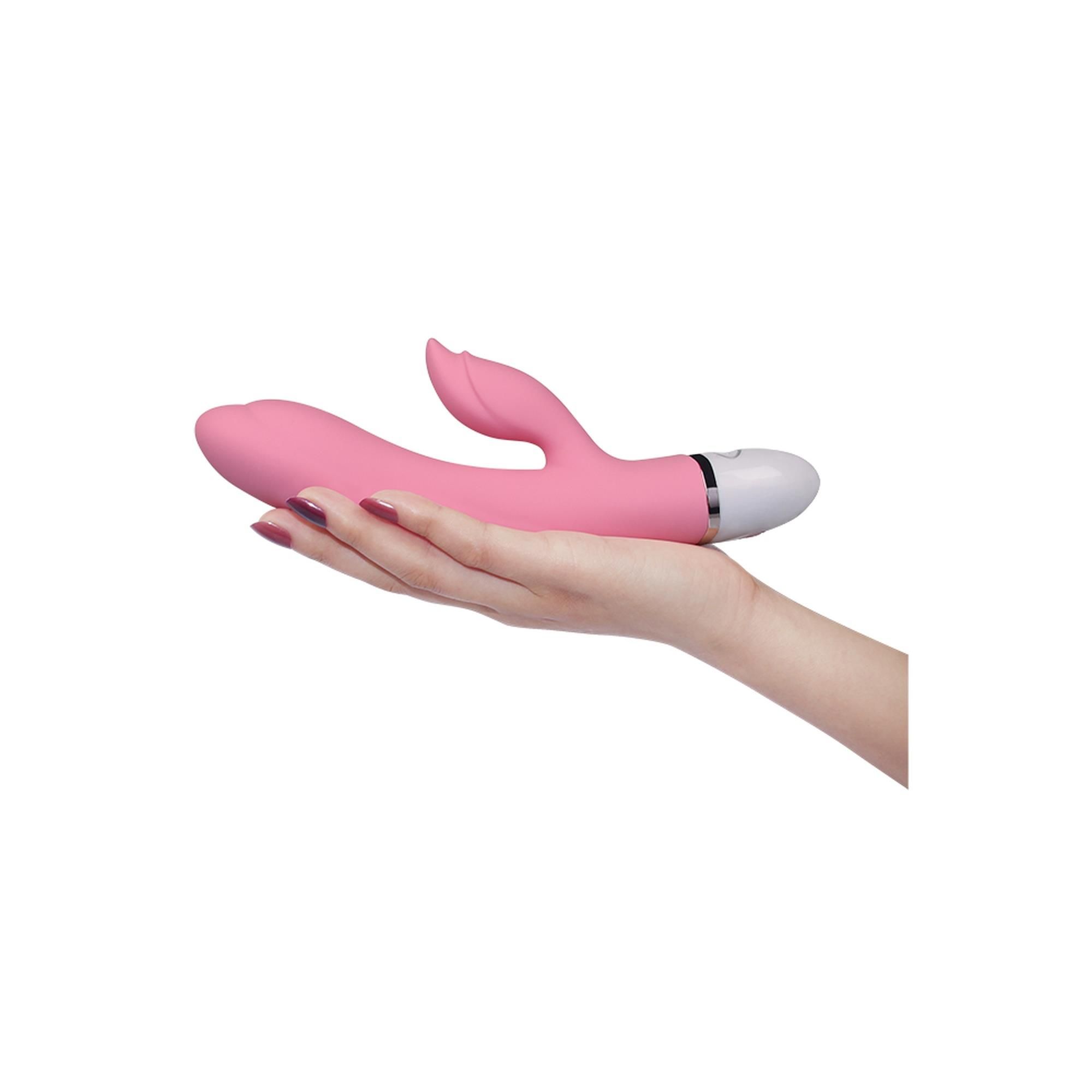 Wibrator królik  LoveToy  Dreamer II,  20,5 cm (różowy)