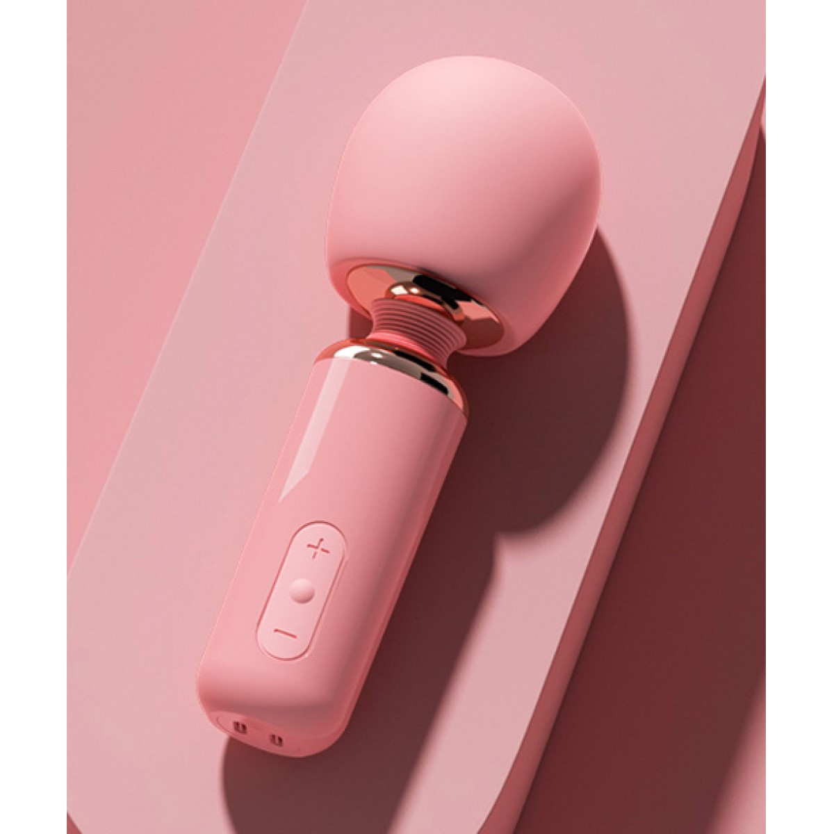 Вибромассажер Qingnan No.5 Powerful Mini Wand, 18,3 см (розовый)