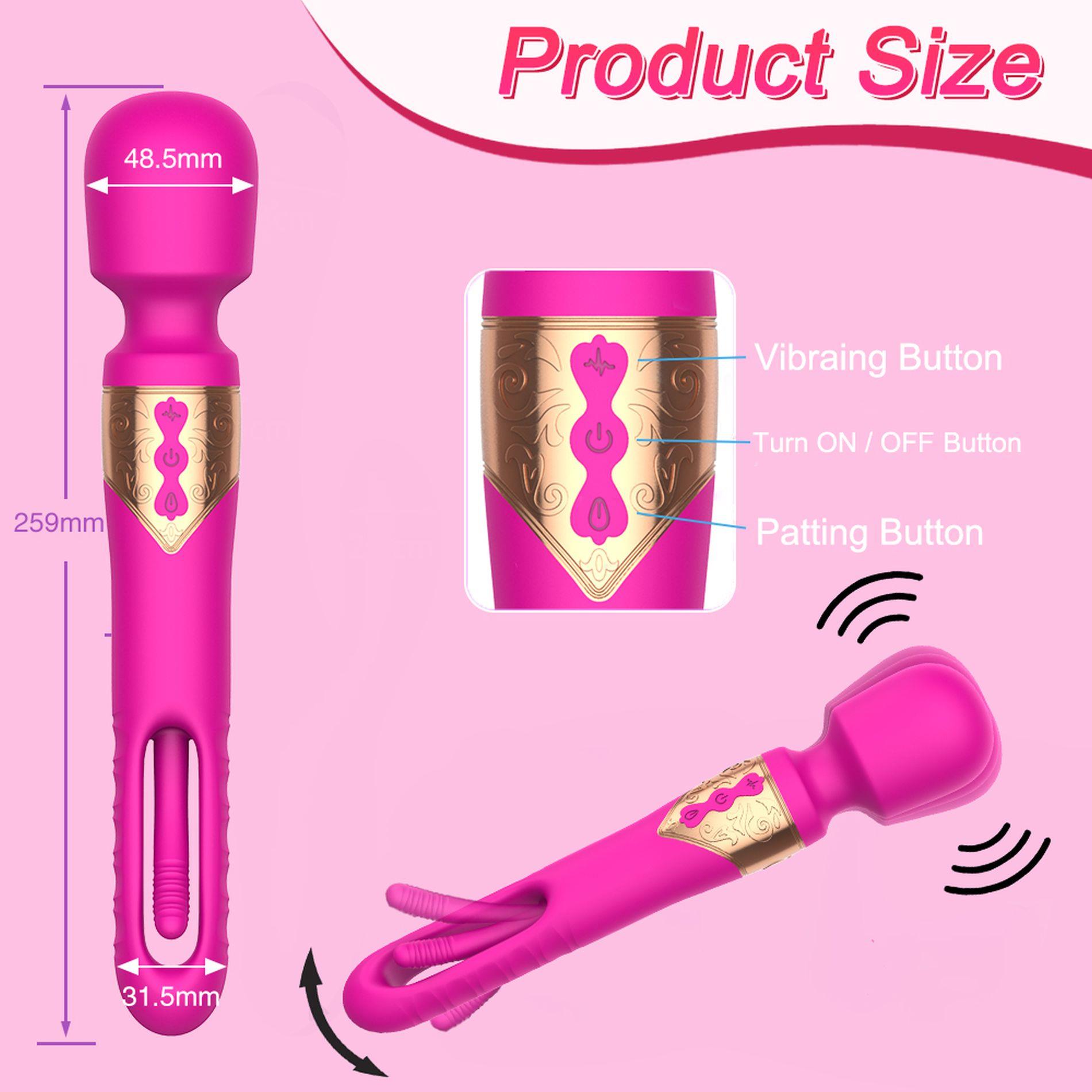 Вібратор B - Series Cute Flicking, 25.9 см (рожевий)