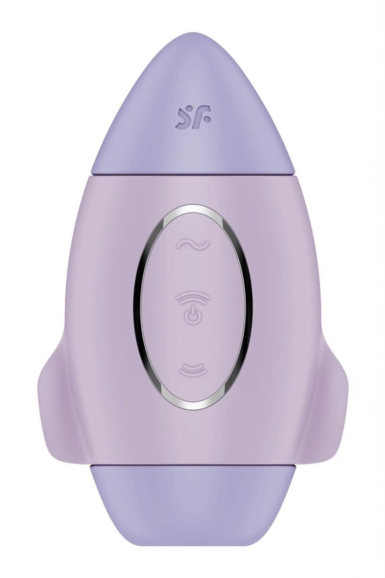 Bezdotykowy stymulator łechtaczki z wibracjami Satisfyer Mission Control (fioletowy)