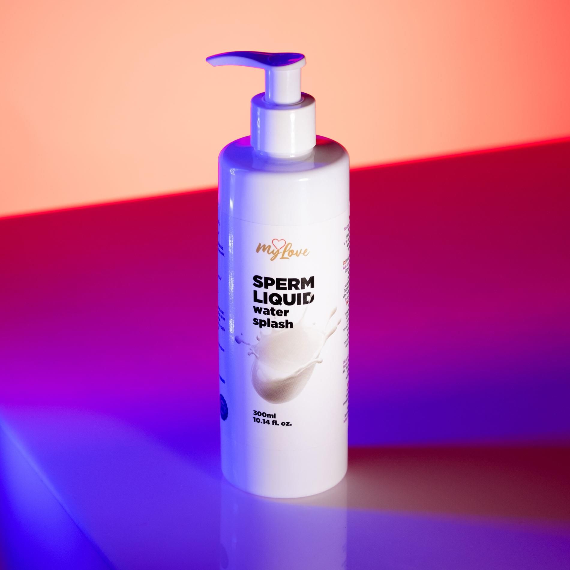Лубрикант на водной основе MyLove Sperm Liquid Water Splash, 300 мл