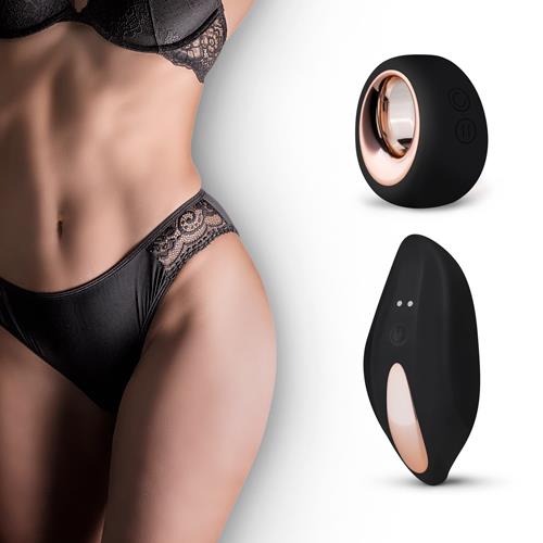 Easytoys Vibrating Briefs - Wibrator do majtek, Czarny, 9 cm