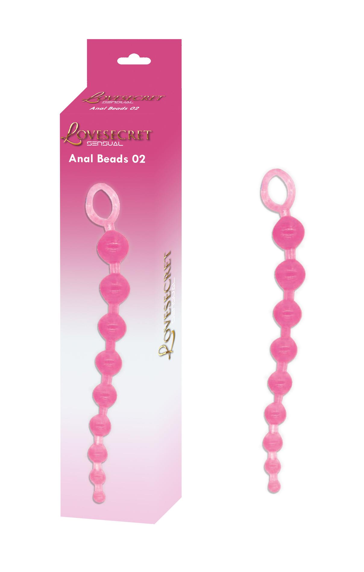 Анальные бусы Lovesecret Anal Beads 02, 30 см (розовый)