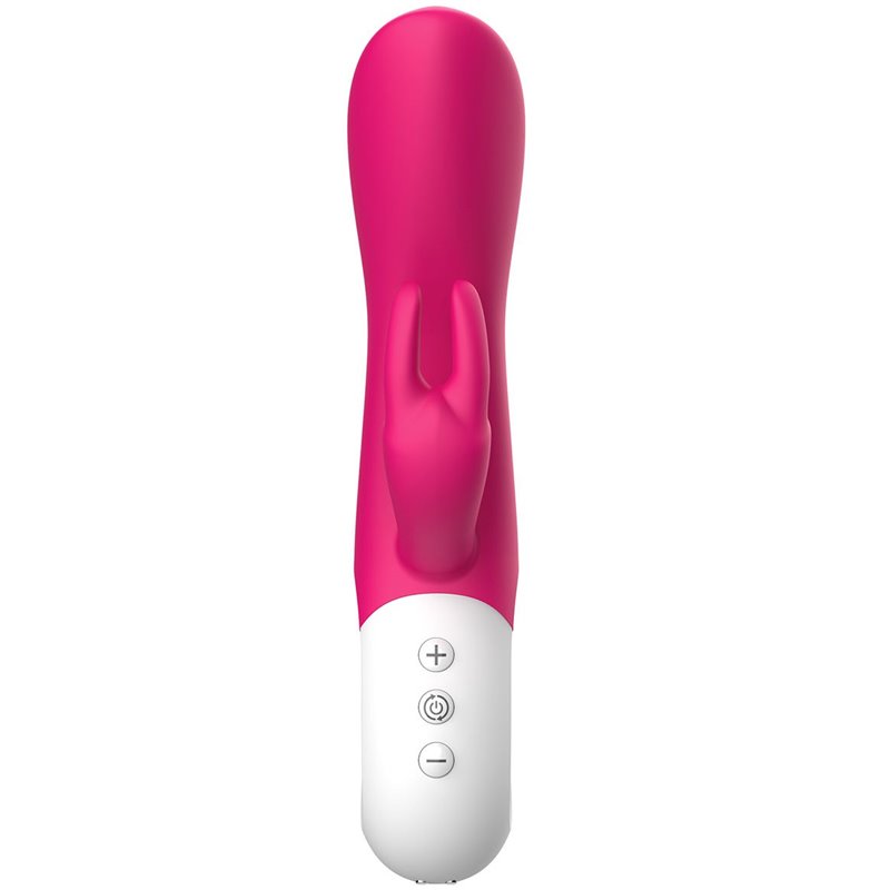 Вибратор-кролик Liebe Pleasure Toys Mighty Rechargeable Rabbit, 21.5 см (розовый)