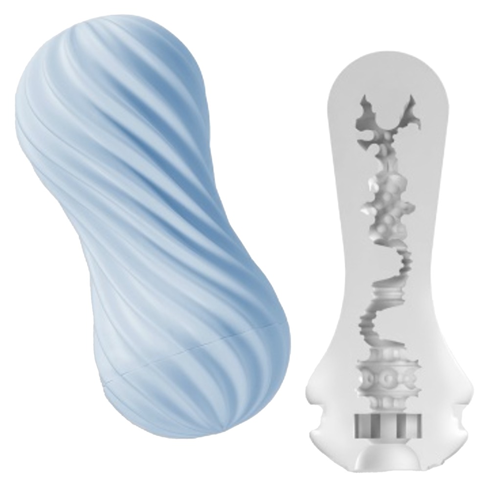 Мастурбатор Tenga Flex Bubbly (голубой)