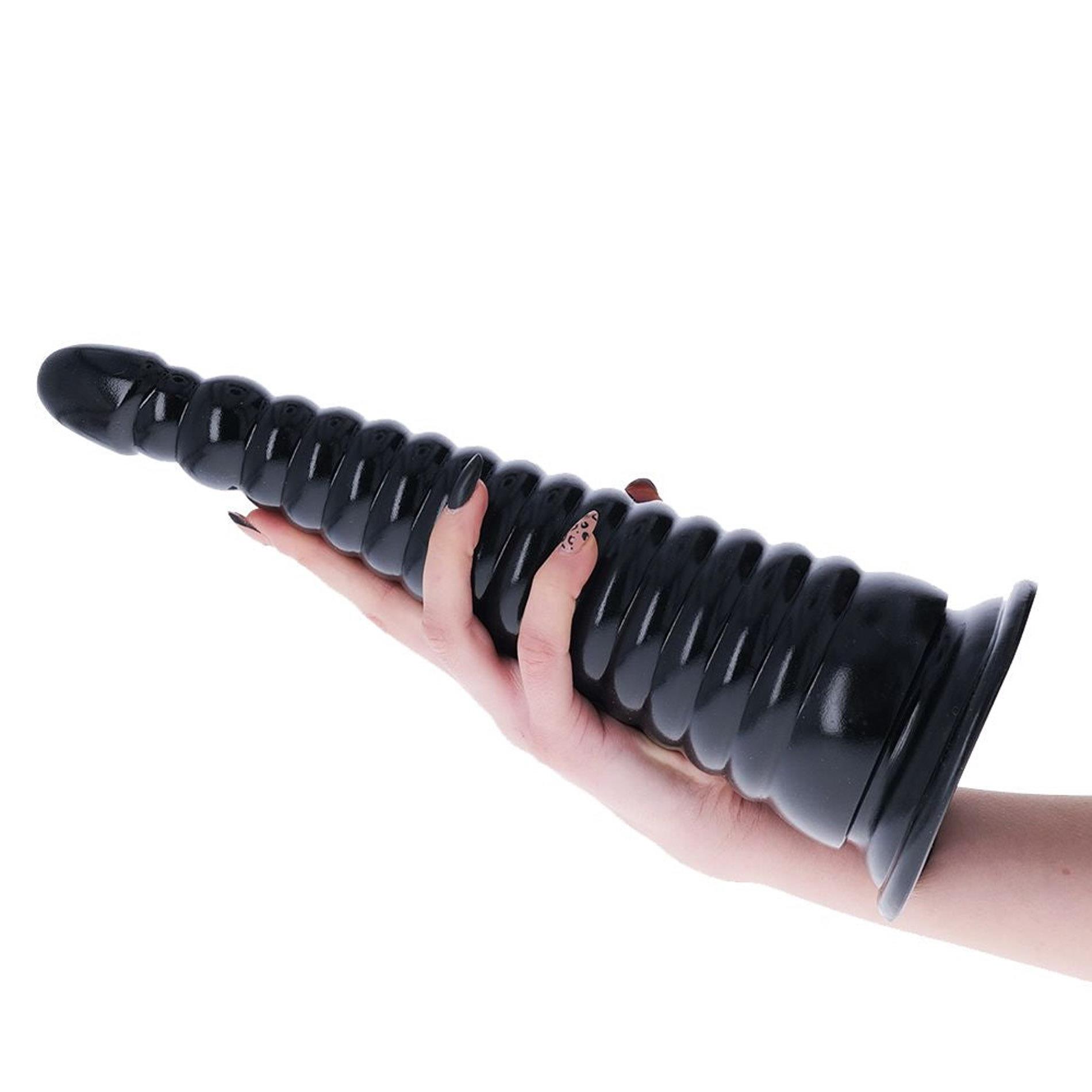 Korek analny do fistingu Toyz4lovers Extreme Burren, 32.5 cm (czarny)