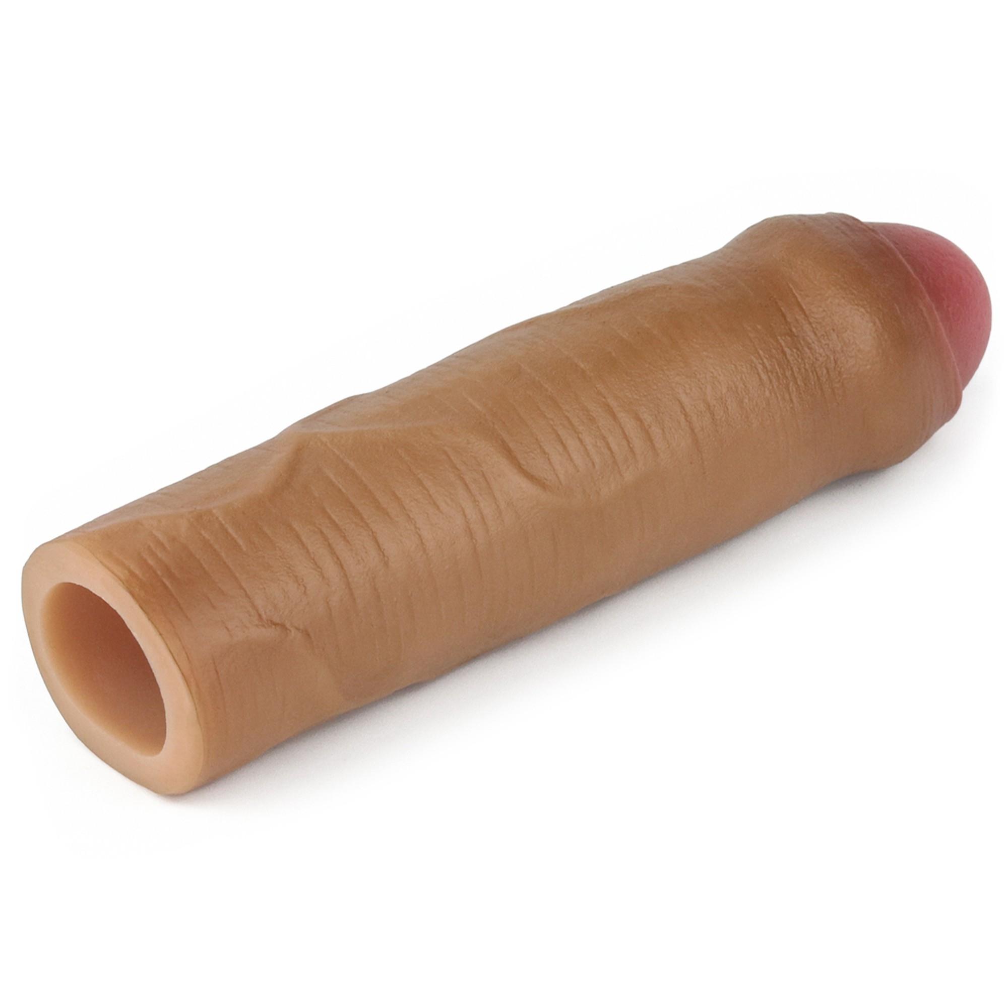 Насадка на пенис Revolutionary Silicone Nature Extender Add 1", 16.5 см (коричневый)