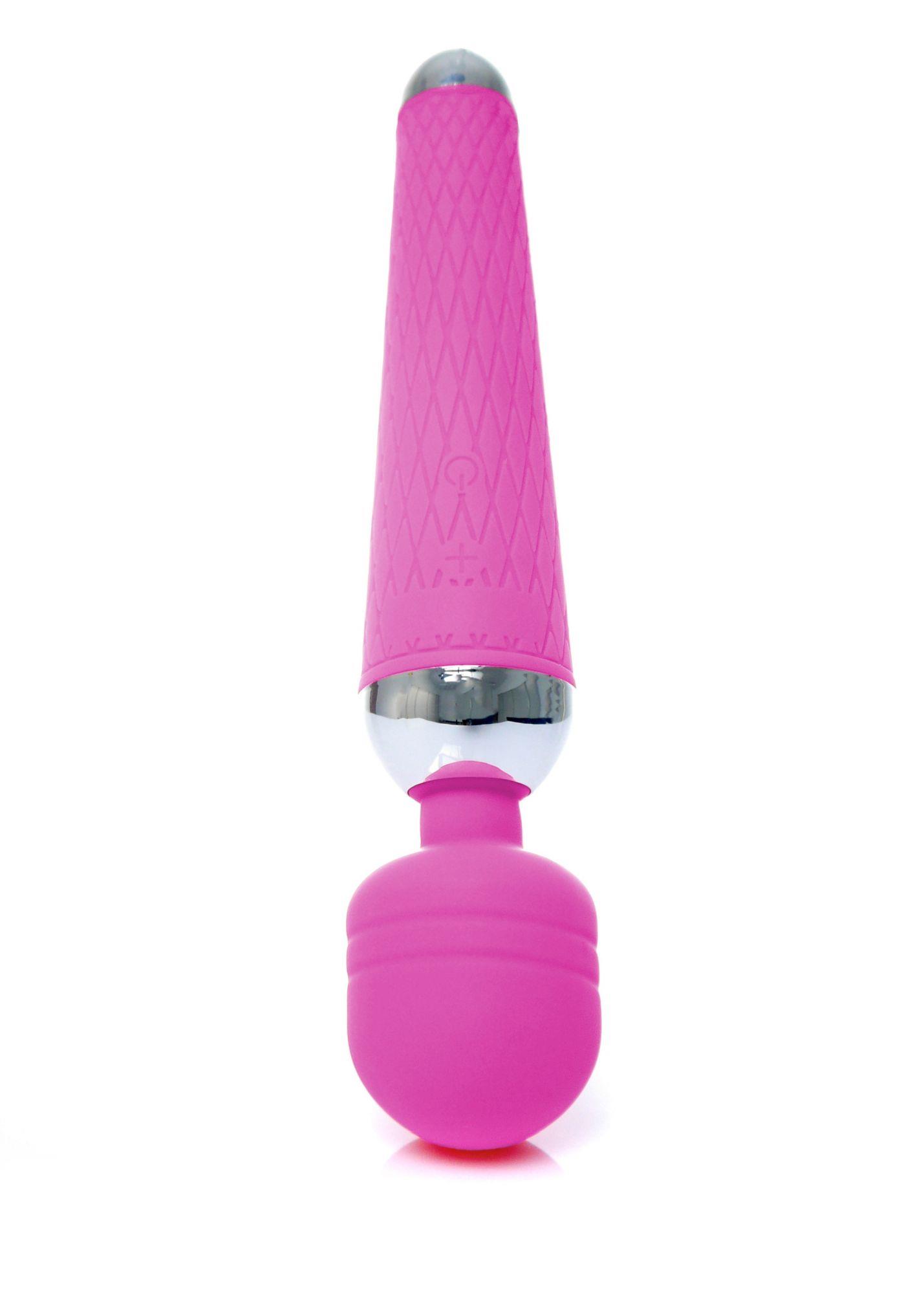 Массажер B - Series Magic Power Massager Wand, 19.5 см (розовый)