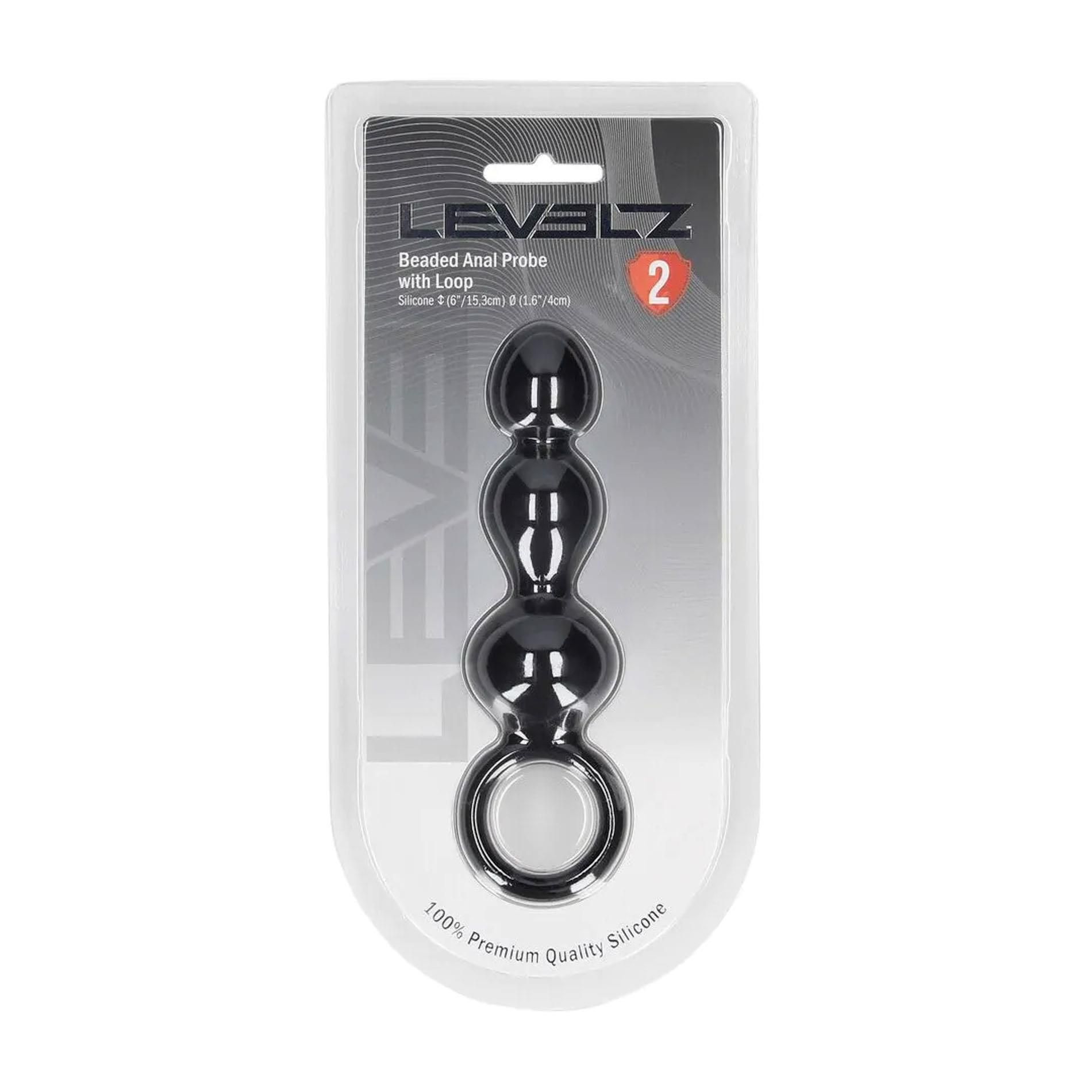 Korek analny Levelz by Shots, 10.5 cm (czarny)