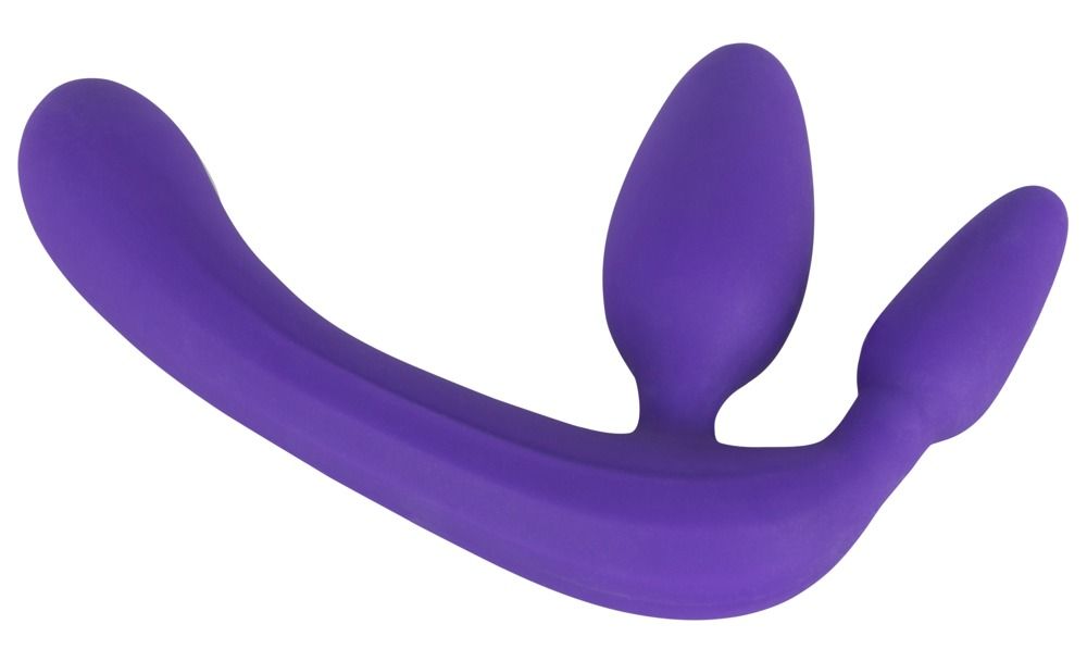 Страпон Triple Teaser Strapless Strap-On, 20 см (фиолетовый)