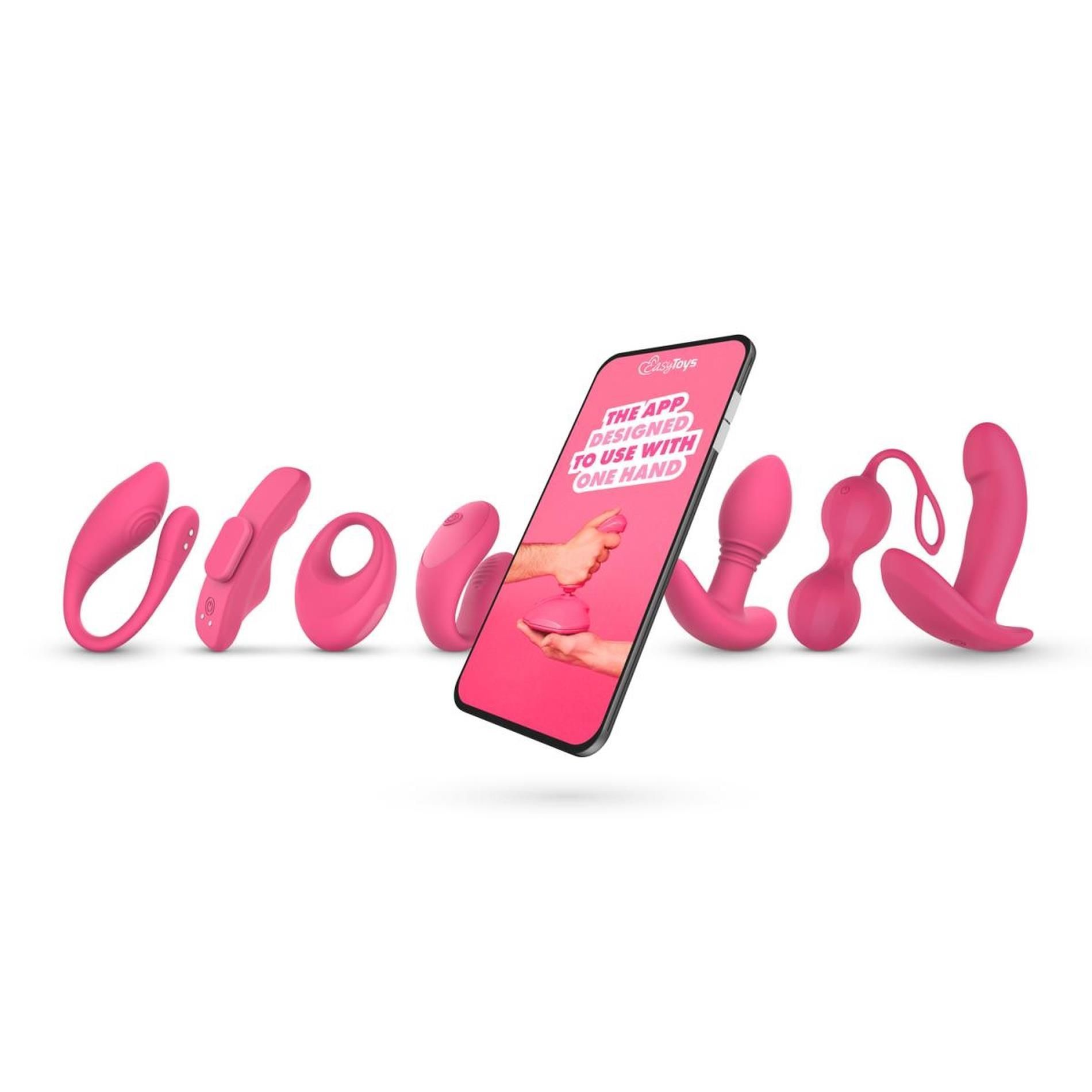 Вібратор в трусики EasyConnect Zara, 9.5 см (рожевий)