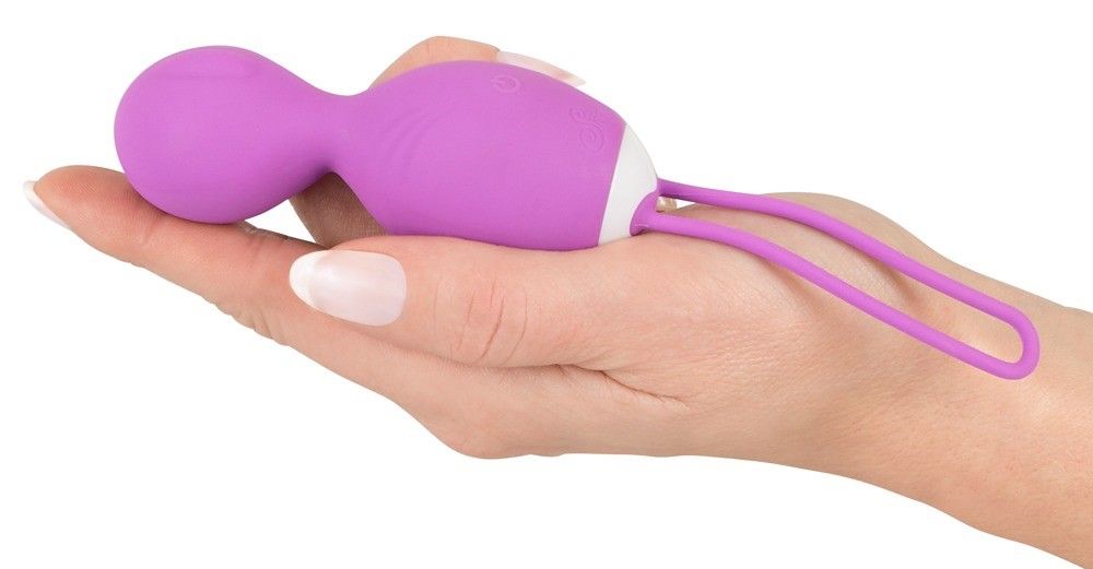 Вагинальные шарики Sweet Smile Remote Controlled Rotating Love Balls, 16 см (фиолетовый)