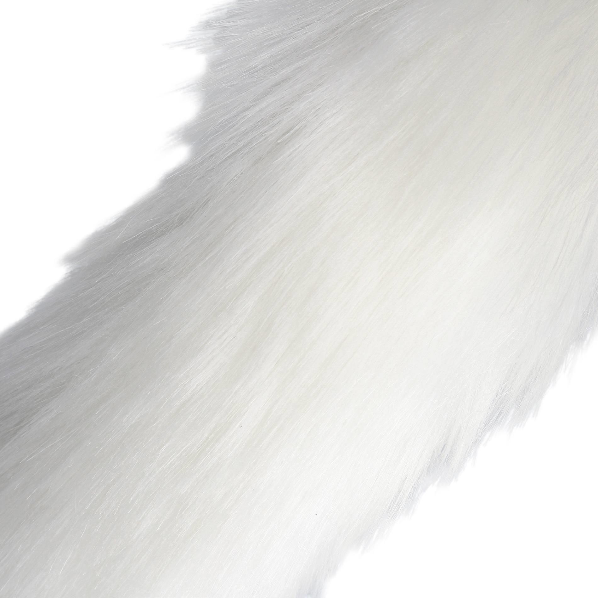 Korek analny Ouch! Fox Tail, 42.5 cm (biały)