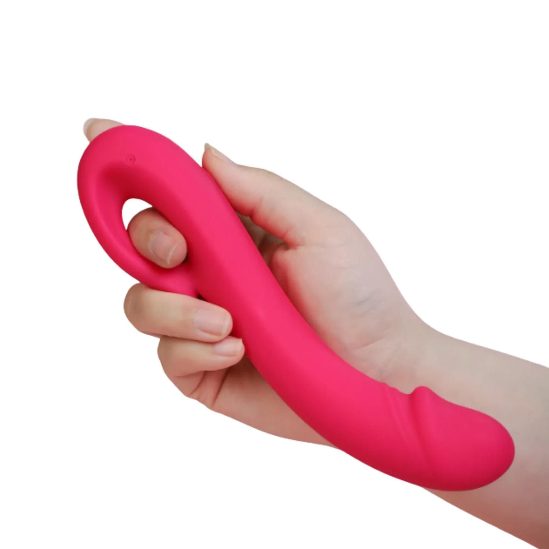Wibrator Power Escorts Kinky Pleasure Vibey, 19.4 cm (różowy)