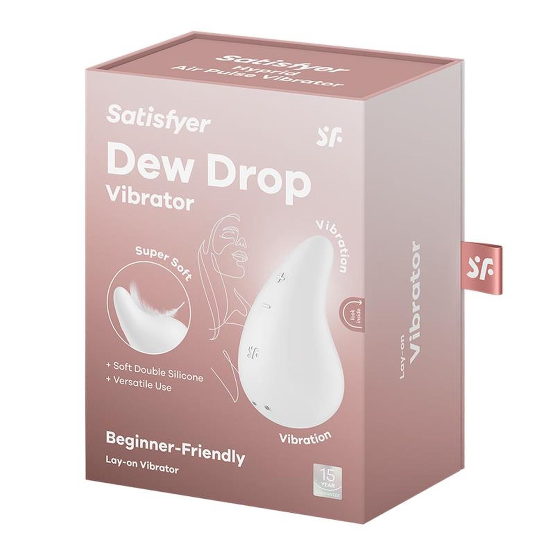 Вибратор для клитора Satisfyer Dew Drop (белый)