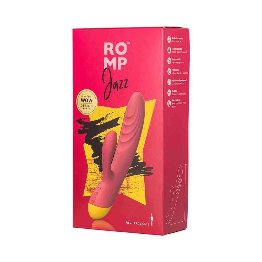 Вибратор-кролик Romp Jazz, 21 см (красный)