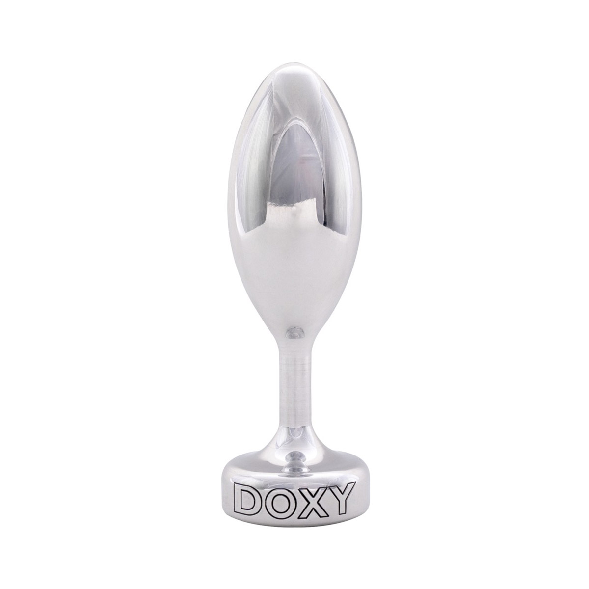 Korek analny Doxy Butt Plug Smooth, 11 cm (srebrny)