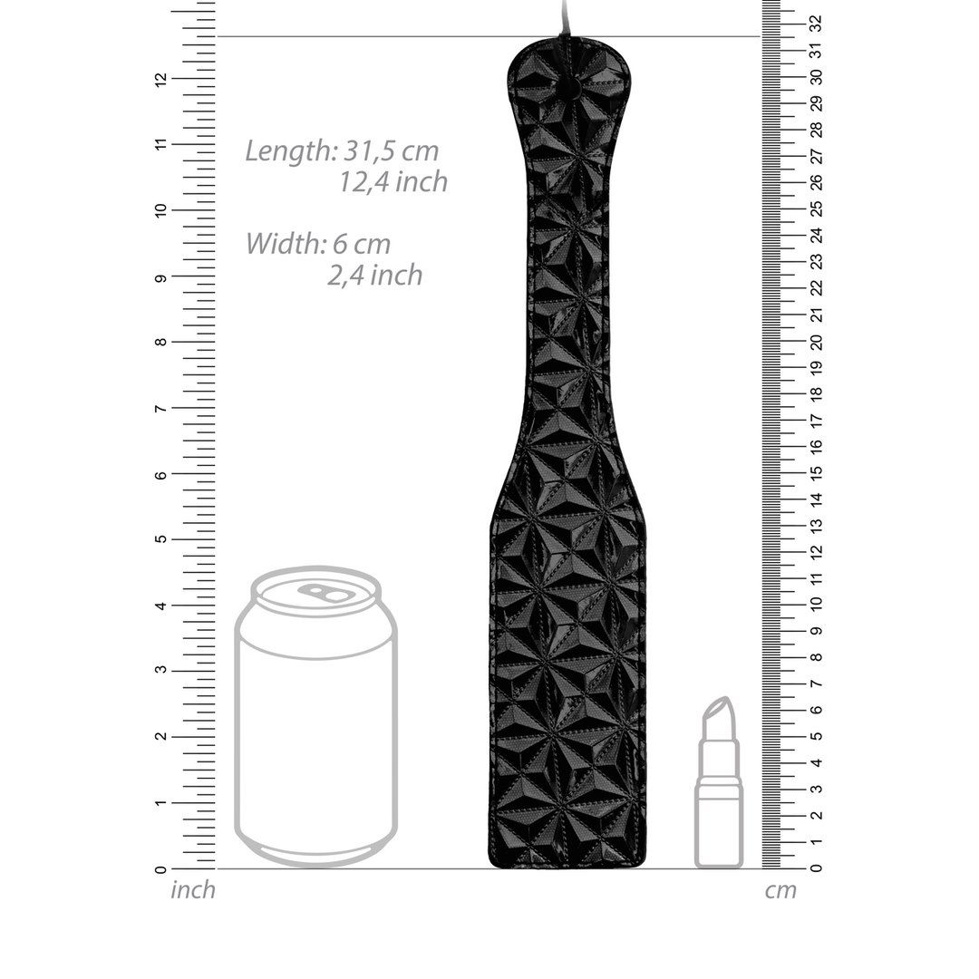 Шльопалка Ouch! Luxury Paddle, 31.5 см (чорний)