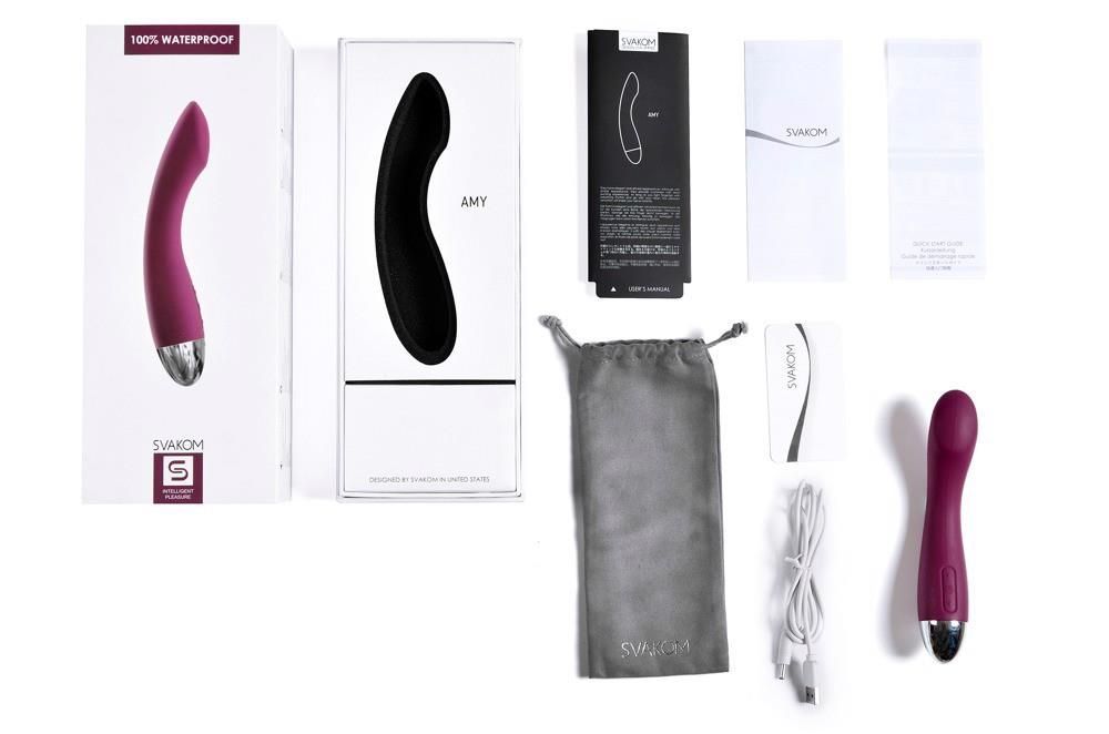 Wibrator Svakom Amy, 17 cm (fioletowy)