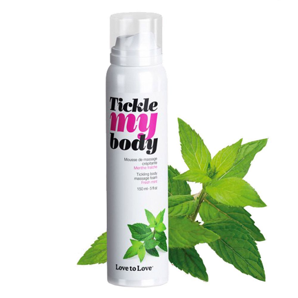 Массажная пена Love To Love Tickle My Body мята, 150 мл