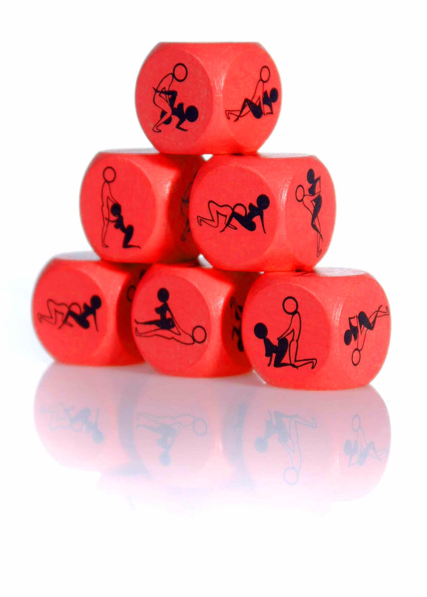 Kostka do zabaw erotycznych Grammi, 1 szt (czerwony)