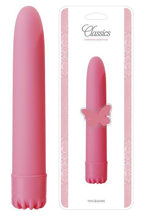 Вибратор Toyz4lovers Classic Vibe, 20 см (розовый)
